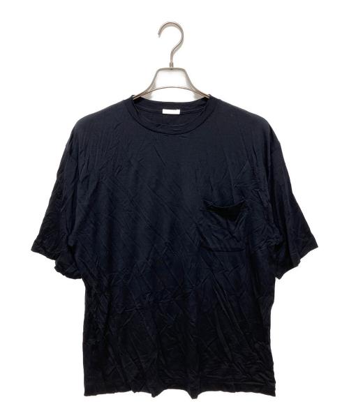 COMOLI（コモリ）COMOLI (コモリ) ウール天竺 半袖クルー ブラック サイズ:SIZE3の古着・服飾アイテム