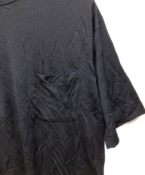COMOLI（コモリ）COMOLI (コモリ) ウール天竺 半袖クルー ブラック サイズ:SIZE3の古着・服飾アイテム