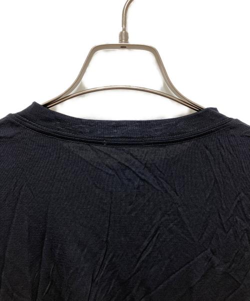 COMOLI（コモリ）COMOLI (コモリ) ウール天竺 半袖クルー ブラック サイズ:SIZE3の古着・服飾アイテム