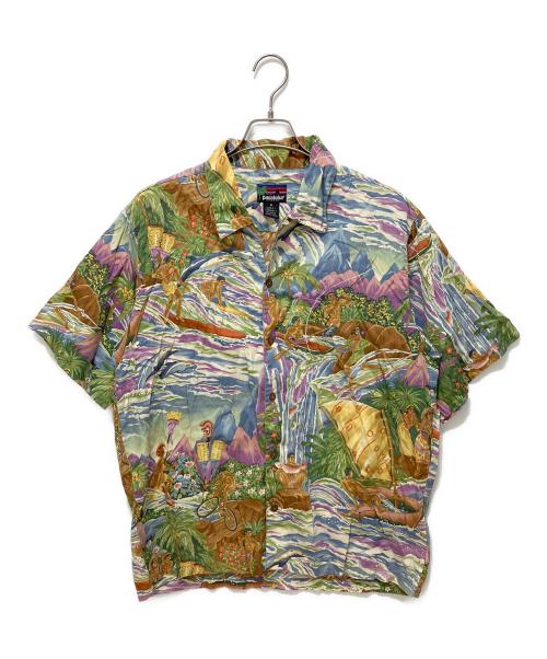 pataloha（パタロハ）pataloha (パタロハ) アロハシャツ パープル サイズ:Mの古着・服飾アイテム