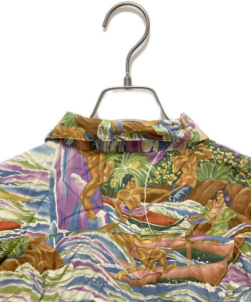 pataloha（パタロハ）pataloha (パタロハ) アロハシャツ パープル サイズ:Mの古着・服飾アイテム