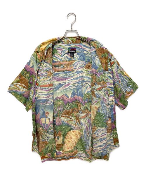 pataloha（パタロハ）pataloha (パタロハ) アロハシャツ パープル サイズ:Mの古着・服飾アイテム
