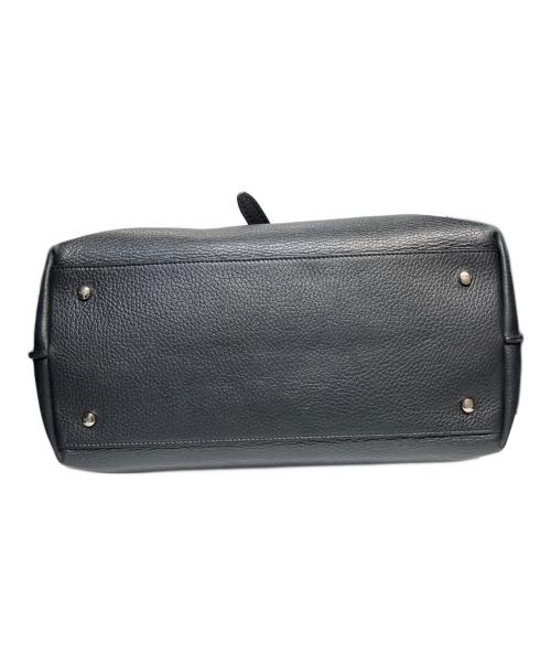 TOD'S（トッズ）TOD'S (トッズ) レザートートバッグ ブラックの古着・服飾アイテム