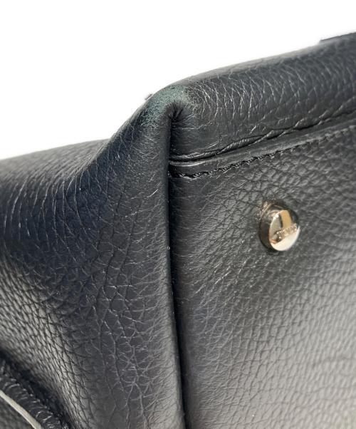 TOD'S（トッズ）TOD'S (トッズ) レザートートバッグ ブラックの古着・服飾アイテム