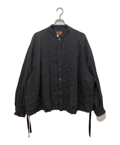 MAINU（マイヌ）MAINU (マイヌ) リネンG-9ジャケット ブラック サイズ:2の古着・服飾アイテム