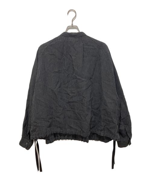 MAINU（マイヌ）MAINU (マイヌ) リネンG-9ジャケット ブラック サイズ:2の古着・服飾アイテム