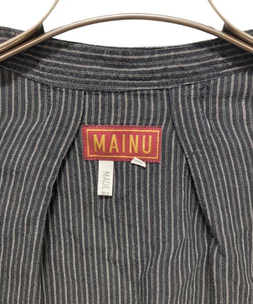 MAINU（マイヌ）MAINU (マイヌ) リネンG-9ジャケット ブラック サイズ:2の古着・服飾アイテム