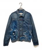 LEVI'S MADE&CRAFTEDリーバイスメイドクラフテッド）の古着「destroyed denim jacket」｜ブルー