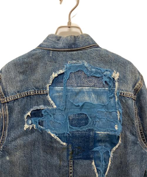 LEVI'S MADE&CRAFTED（リーバイスメイドクラフテッド）LEVI'S MADE&CRAFTED (リーバイスメイドクラフテッド) destroyed denim jacket ブルー サイズ:1の古着・服飾アイテム