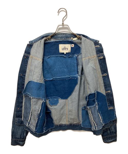 LEVI'S MADE&CRAFTED（リーバイスメイドクラフテッド）LEVI'S MADE&CRAFTED (リーバイスメイドクラフテッド) destroyed denim jacket ブルー サイズ:1の古着・服飾アイテム