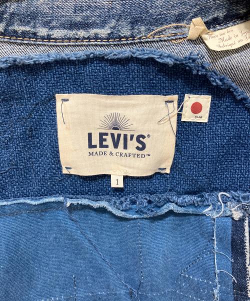 LEVI'S MADE&CRAFTED（リーバイスメイドクラフテッド）LEVI'S MADE&CRAFTED (リーバイスメイドクラフテッド) destroyed denim jacket ブルー サイズ:1の古着・服飾アイテム