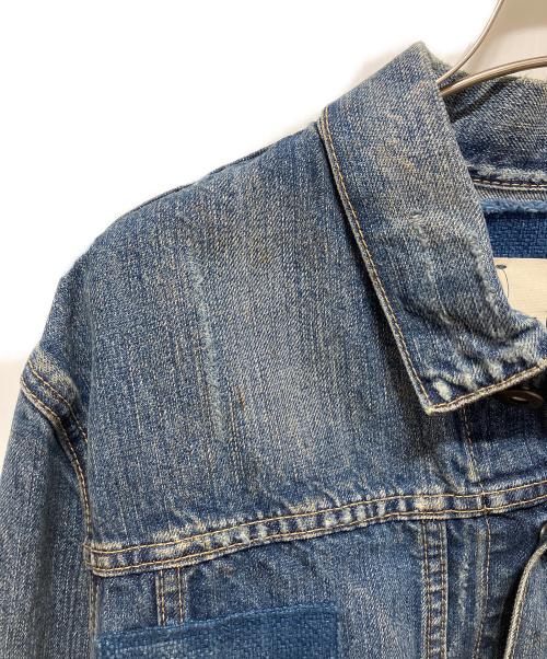 LEVI'S MADE&CRAFTED（リーバイスメイドクラフテッド）LEVI'S MADE&CRAFTED (リーバイスメイドクラフテッド) destroyed denim jacket ブルー サイズ:1の古着・服飾アイテム