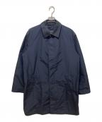 GIANNI VERSACEジャンニ・ヴェルサーチ）の古着「ステンカラーコート」｜ネイビー