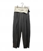 TOGA PULLAトーガ プルラ）の古着「Herringbone trousers」｜グレー