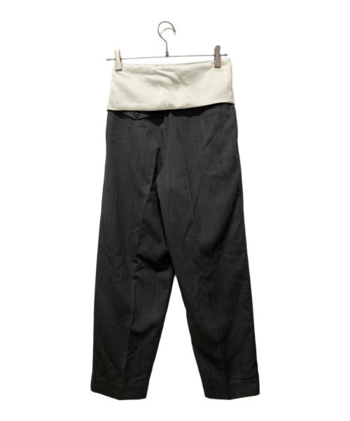 TOGA PULLA（トーガ プルラ）TOGA PULLA (トーガ プルラ) Herringbone trousers グレー サイズ:SIZE 34の古着・服飾アイテム