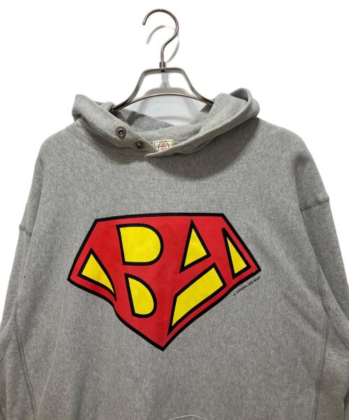 A BATHING APE（アベイシングエイプ）A BATHING APE (アベイシングエイプ) プルオーバーパーカー グレー サイズ:Lの古着・服飾アイテム
