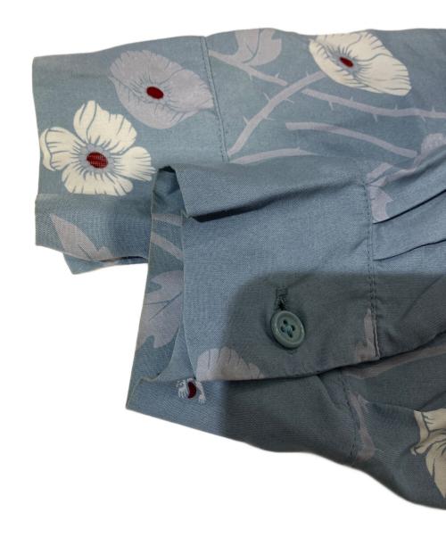 BRU NA BOINNE（ブルーナボイン）BRU NA BOINNE (ブルーナボイン) レーヨンシャツ ブルー サイズ:SIZE Lの古着・服飾アイテム