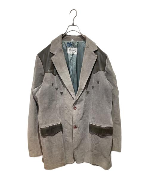 suclly（スカリー）suclly (スカリー) 切替ジャケット グレー サイズ:不明の古着・服飾アイテム