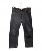 LEVI'Sリーバイス）の古着「後染め501デニムパンツ」｜ブラック
