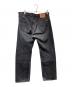 LEVI'S (リーバイス) 後染め501デニムパンツ ブラック サイズ:91：18000円