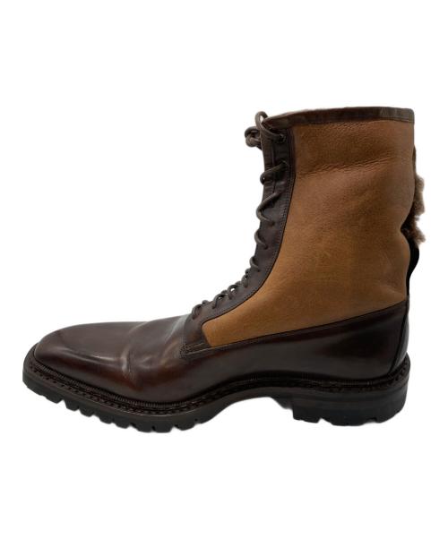 Santoni（サントーニ）Santoni (サントーニ) ムートンブーツ ブラウン サイズ:6の古着・服飾アイテム