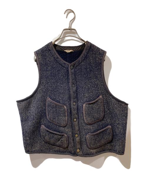 BROWN'S BEACH JACKET（ブラウンズビーチジャケット）BROWN'S BEACH JACKET (ブラウンズビーチジャケット) ベスト ネイビー サイズ:Mの古着・服飾アイテム