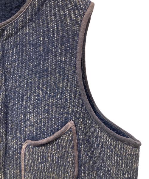 BROWN'S BEACH JACKET（ブラウンズビーチジャケット）BROWN'S BEACH JACKET (ブラウンズビーチジャケット) ベスト ネイビー サイズ:Mの古着・服飾アイテム