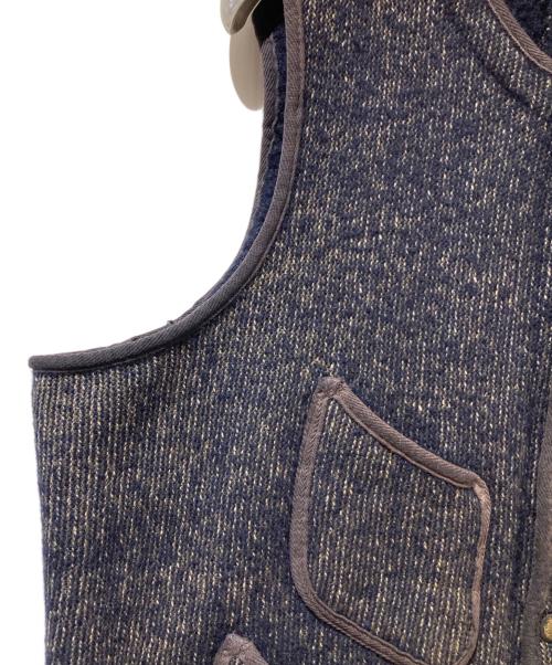 BROWN'S BEACH JACKET（ブラウンズビーチジャケット）BROWN'S BEACH JACKET (ブラウンズビーチジャケット) ベスト ネイビー サイズ:Mの古着・服飾アイテム