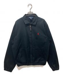POLO RALPH LAUREN（ポロ・ラルフローレン）の古着「スイングトップ」｜ブラック
