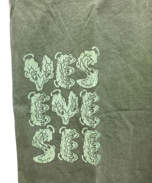 YESEYESEE（イエスアイシー）YESEYESEE (イエスアイシー) Tappei (タッペイ) 半袖Tシャツ グリーン サイズ:Lの古着・服飾アイテム
