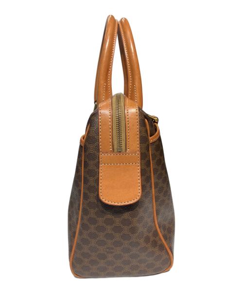 CELINE（セリーヌ）CELINE (セリーヌ) マカダム柄ミニボストンバッグ ブラウンの古着・服飾アイテム