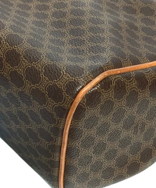 CELINE（セリーヌ）CELINE (セリーヌ) マカダム柄ミニボストンバッグ ブラウンの古着・服飾アイテム