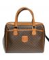 CELINE（セリーヌ）の古着「マカダム柄ミニボストンバッグ」｜ブラウン