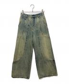 GOAT ESSENCEゴートエッセンス）の古着「UCK WIDE DENIM PANTS」｜インディゴ