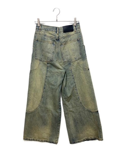 GOAT ESSENCE（ゴートエッセンス）GOAT ESSENCE (ゴートエッセンス) UCK WIDE DENIM PANTS インディゴ サイズ:1の古着・服飾アイテム