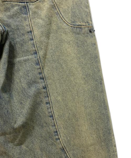 GOAT ESSENCE（ゴートエッセンス）GOAT ESSENCE (ゴートエッセンス) UCK WIDE DENIM PANTS インディゴ サイズ:1の古着・服飾アイテム