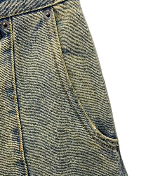 GOAT ESSENCE（ゴートエッセンス）GOAT ESSENCE (ゴートエッセンス) UCK WIDE DENIM PANTS インディゴ サイズ:1の古着・服飾アイテム