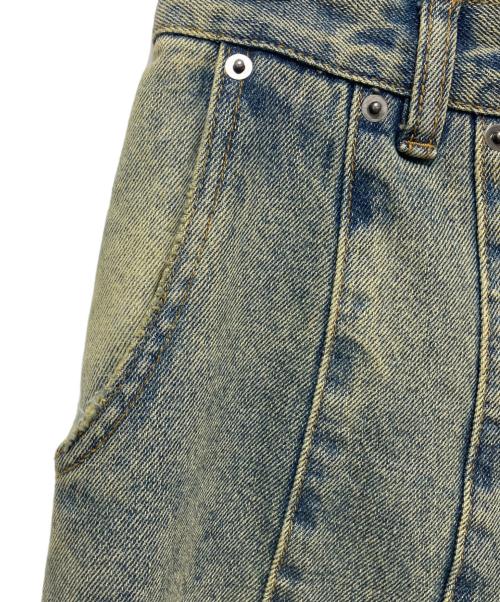 GOAT ESSENCE（ゴートエッセンス）GOAT ESSENCE (ゴートエッセンス) UCK WIDE DENIM PANTS インディゴ サイズ:1の古着・服飾アイテム