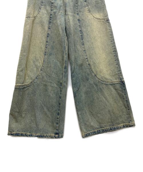 GOAT ESSENCE（ゴートエッセンス）GOAT ESSENCE (ゴートエッセンス) UCK WIDE DENIM PANTS インディゴ サイズ:1の古着・服飾アイテム