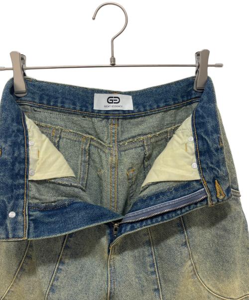 GOAT ESSENCE（ゴートエッセンス）GOAT ESSENCE (ゴートエッセンス) UCK WIDE DENIM PANTS インディゴ サイズ:1の古着・服飾アイテム