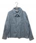 Abuku（アブク）の古着「Double Layered Pearl Shirt」｜ブルー