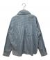 Abuku (アブク) Double Layered Pearl Shirt ブルー サイズ:M 未使用品：10000円