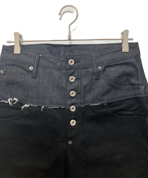 Ballsy.Brothers（ボールジーブラザーズ）Ballsy.Brothers (ボールジーブラザーズ) 2up wide denim pants インディゴ サイズ:Mの古着・服飾アイテム
