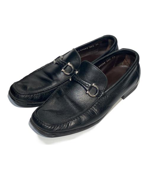 Ferragamo（フェラガモ）Ferragamo (フェラガモ) ローファー ブラック サイズ:	7 1/2の古着・服飾アイテム