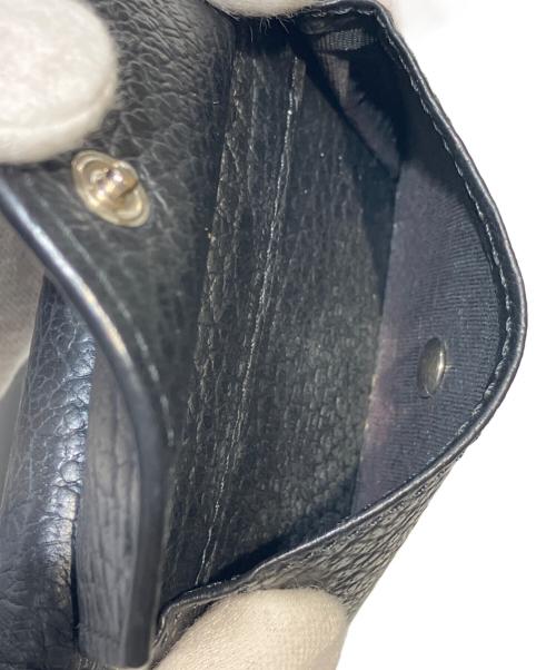 Maison Margiela（メゾンマルジェラ）Maison Margiela (メゾンマルジェラ) 3つ折り財布 ブラックの古着・服飾アイテム