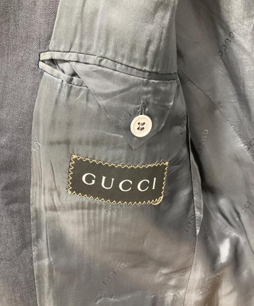 GUCCI（グッチ）GUCCI (グッチ) セットアップスーツ ネイビー サイズ:50の古着・服飾アイテム