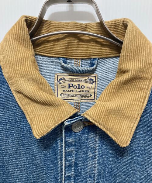 POLO RALPH LAUREN（ポロ・ラルフローレン）POLO RALPH LAUREN (ポロ・ラルフローレン) デニムジャケット インディゴ サイズ:Freeの古着・服飾アイテム
