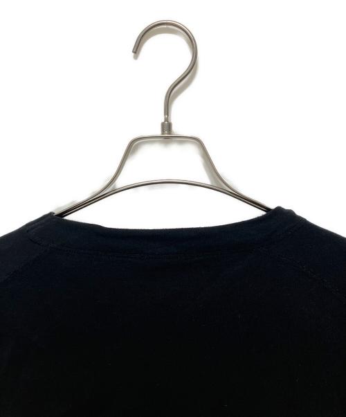 COMOLI（コモリ）COMOLI (コモリ) LWコットン裏毛 半袖クルー ブラック サイズ:4の古着・服飾アイテム