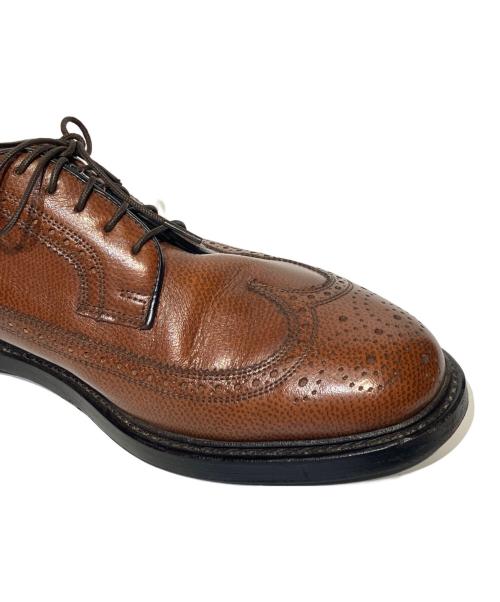 Florsheim（フローシャイム）Florsheim (フローシャイム) ウィングチップシューズ ブラウン サイズ:8 2/1の古着・服飾アイテム
