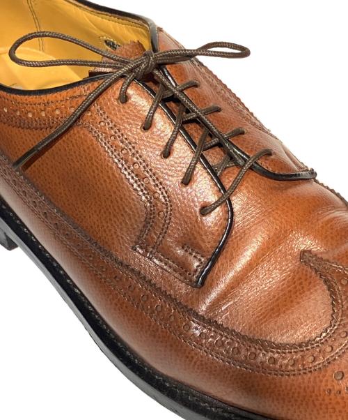 Florsheim（フローシャイム）Florsheim (フローシャイム) ウィングチップシューズ ブラウン サイズ:8 2/1の古着・服飾アイテム